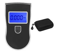 Tester Dell'alcool Etilometro Portatile Palmare Risposta Rapida Retroilluminazione Rossa Display Digitale Tester Dell'alcool Per Ispezione di Sicurezza alla Guida con Boccaglio 5PCS
