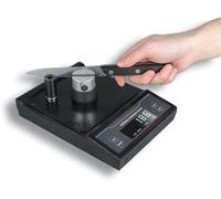 Tester di affilatura della lama, strumento portatile per il rilevamento dei bordi per coltelli da cucina, attrezzatura di valutazione accurata per operazioni facili da usare