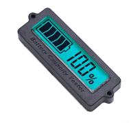 Tester di alimentazione della batteria da 48 V con schermo LCD, materiale ABS impermeabile, modalità di tensione del ciclo e percentuale della batteria per un monitoraggio migliorato (blu)