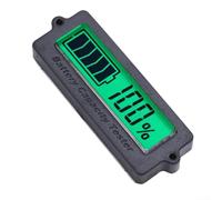 Tester di alimentazione della batteria da 48 V con schermo LCD, materiale ABS impermeabile, modalità di tensione del ciclo e percentuale della batteria per un monitoraggio migliorato (verde)