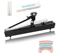 Tester di attrito manuale per la valutazione della solidità del colore, design a doppio cuscinetto con display di conteggio, per test di sfregamento a secco e bagnato nell'industria tessile