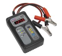 Sealey Digitale Batteria Tester 12v Sicuro Easy Test SAE din ENC2 Robusto Volumi