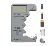 Tester Di Batterie Per Casa | Tester Di Piccole Batterie | Misuratore Portatile Risparmio Energetico Con Display A LED E Precisione Per Apparecchi Domestici Stampanti