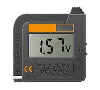 Tester di batterie verificatore Nessuna batteria richiesta per il funzionamento Display LCD Rilevamento rapido Compatibile con diversi tipi Apparecchiature elettriche facili da usare
