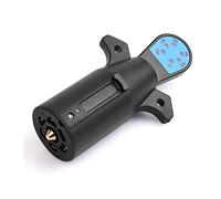 Tester di cablaggio del rimorchio della lama a 7 vie Tester del connettore della lama del camper elettrico circolare a 7 pin 12V con display a LED Accessori auto,Precise Fit