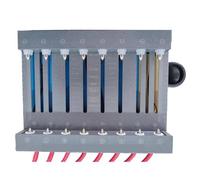 Tester di capacità a batteria con cavi di prova ad alta corrente, tester di capacità a batteria cilindrica universale a 8 canali e supporto di bilanciamento