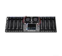 Tester di capacità della batteria a 8 canali, tester di resistenza interna e divisore di capacità con curva di visualizzazione dello schermo a colori da 2,4 pollici, per analisi multi batteria