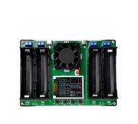 Tester di capacità e resistenza interna della batteria al litio a 4 canali con raffreddamento attivo della ventola, misurazione CC a 2 fili, per batterie agli ioni di litio (2,8-4