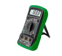 Tester di capacità LCR, AN8205C Multimetro digitale Auto Range Retroilluminazione Amperometro AC/DC Volt Ohm Tester Misuratore portatile Multimetro con termocoppia(AN8205C Green)