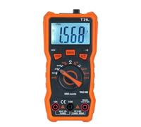 Tester di capacità LCR, Multimetro digitale multifunzione T21L LCR 6000 conteggi Smart Burn-Proof Protezione ad alta precisione Voltmetro portatile Tester