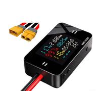Tester di carico della batteria 080V per motociclette elettriche con intervallo di misurazione della potenza 0 4000W, LCD multifunzione e capacità di registrazione dei dati per l'analisi della