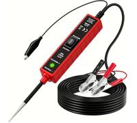 Tester di circuito, sonda elettrica automobilistica 6-24V DC con cavo da 4m | Identificazione della polarità del LED, continuità, messa a terra, test di cortocircuito e circuito aperto, attivazione