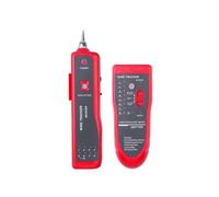 Tester di circuito, Tester for cavi di rete LAN for STP UTP Cat5 Cat6 RJ45 RJ11 Rilevatore di linee Tracker for cavi telefonici Kit di strumenti for toni diagnostici(Rot)