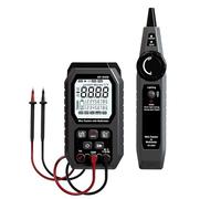 Tester di circuito, Tester for cavi di rete multifunzione for test cavi Multimetro Corrente Tensione Resistenza Test POE LCD Wire Tracer