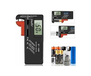 Tester di compatibilità per batterie di diverse dimensioni, migliora la tua esperienza di test con un display LCD di facile lettura per batterie