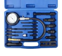 TESTER DI COMPRESSIONE PER INIETTORI E CANDELETTE MOTORI DIESEL 17 PZ