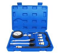 Tester di compressione, tester di compressione standard, tester di compressione per benzina, kit tester di compressione, per controllare e misurare la compressione del motore auto M10 M12 M14 M18