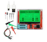 Tester di Condensatori, LCR-T10H Multimetro con display LCD TFT, tester for transistor - Strumento di prova for diodi, triodi, condensatori e resistori