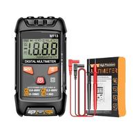 Tester di Condensatori, Multimetro tascabile portatile M113 da 1999 conteggi - Strumento multitester automatico for tensione CA/CC CAT II 600 V(M113 black)