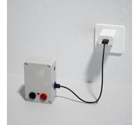 Tester di connettività del cavo da 9 V, allarme acustico e visivo, con cicalino da 100 dB, per testare circuiti non alimentati, controllare se cavi, fili o tracce PCB sono normali (penna a clip tester