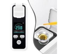 Tester di contenuto di zucchero con 0-32% o 0-55% per gamma Brix, Rifrattometro portatile digitale con IPX6 impermeabile, compensazione automatica, ricarica di tipo C fo(JBM-10)
