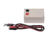 Tester di continuità 9 V con cicalino e LED, tester per cavi per auto e moto, tester di conducibilità elettrica con cavo di prova, diagnosi rapida di guasti per circuiti, nero