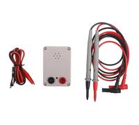 Tester di continuità 9 V con cicalino per il controllo della traccia del PCB, strumento di sonda del filo del circuito con LED e allarme 100dB, dispositivo tester interruttore ABS per la verifica di