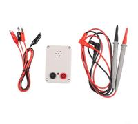 Tester di continuità compatto 9 V con cicalino forte e luce a LED per uso sul campo o da banco in cavo di filo PCB e valutazione della continuità dell'interruttore (D)