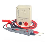 Tester di continuità per uso sul campo con segnale acustico della batteria da 9 V e luce a LED per la valutazione rapida della conducibilità del cavo e PCB (penna tester-clip)