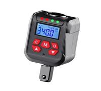 Tester di coppia per chiavi inglesi, Kit adattatore di coppia digitale 1/2"+1/4"+3/8" Drive 10-400Nm ±2% 500 memorie e 9 preset Tester di coppia for bici/auto/industria per auto, bici e biciclette(17-