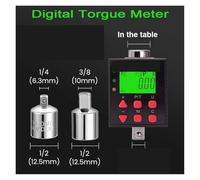 Tester di coppia per chiavi inglesi, Misuratore di coppia digitale ad alta precisione 0,1-340 Nm Adattatore for misuratore di coppia regolabile Chiave a cricchetto dinamometrica elettronica profession