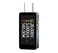 tester di corrente elettrica - Tester misuratore di tensione voltmetro amperometro e tester digitale USB multifunzionale: tester di tensione corrente, pratico strumento di test USB p