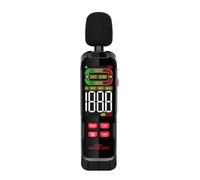 Tester di decibel rumore domestico professionale 30-130dB misuratore digitale palmare livello sonoro LCD completamente funzionale(ZL82B)