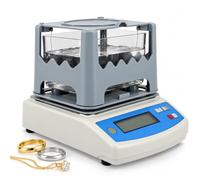 Tester di densità per oro e argento, campioni solidi, granulari | Misura la densità e il volume del materiale, 0,001 grammi per centimetro cubo, test di cinque secondi, per pegno e