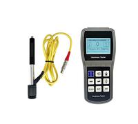 Tester di durezza, Durometro del tester di durezza a 6 in 1 Leeb for acciaio, fuso, lega, cast in alluminio, misuratore metallo in rame misura HRC, HL, HB, HV, HS, HRB(No Calibration Block)