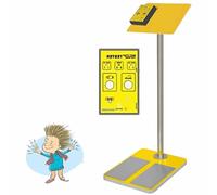 Tester di Elettricità Statica del Corpo Umano,Tester Antistatico della Cinghia di Polso E delle Calzature con La Funzione di Rilevazione della Microcorrente & dell'Allarme di Bassa Tensione