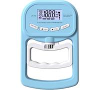 Tester di forza di presa, dinamometro con impugnatura regolabile, con display LCD, memorizzazione dati per 19 utenti, misura fino a 180 kg, ideale per allenamento e valutazione della forza