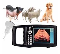 Tester di Gravidanza per Ecografia Veterinaria Multifunzione B-Ultrasound Machine, Kit Scanner per Ecografia Veterinaria con Schermo a Colori da 5,6 Pollici,per Gravidanza negli Animali