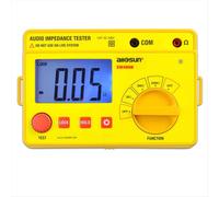 Tester di impedenza audio EM480B portatile CATIII intervalli di prova 20/200/2000 misuratore di resistenza funzione timer 1KHz mantenimento dati
