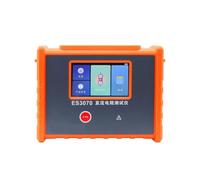Tester di impedenza CC for avvolgimento trasformatore ES3070, intervallo di rilevamento 10,0uΩ-50,00KΩ, funzione anti-sovraccarico portatile da 10 A, loop di archiviazione dati Test elettrici