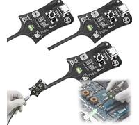 Tester di induttanza di tipo C, tester della bobina della scheda madre ad alta sensibilità, rilevatore di induttori del circuito stampato di guasto rapido for la riparazione automobilistica(3pcs)