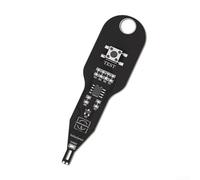 Tester di induttanza per rilevamento di guasti a induzione elettromagnetica, strumento portatile per la risoluzione dei problemi della bobina con indicatore LED, strumento ABS 82 x 22 mm per