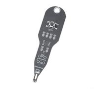 Tester di induttività per elettronica, tester elettromagnetico per rilevamento di guasti su bobine senza smontaggio, con indicatore LED verde e pulsante di controllo, strumento portatile per
