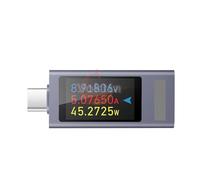 Tester di interfaccia USB di tipo C KWS DC 4-30V 12A Voltmetro digitale Amperometro Misuratore di potenza Misuratore di tensione e corrente Tester di ricarica della batteria(KWS-2303C)