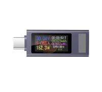 Tester di interfaccia USB di tipo C KWS DC 4-30V 12A Voltmetro digitale Amperometro Misuratore di potenza Misuratore di tensione e corrente Tester di ricarica della batteria(KWS-2302C)