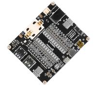 Tester di linea dati con 24 luci a LED per cavo USB C MicroB, doppia batteria a bottone o spina esterna DC3 - 12 V USB