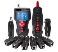 Tester di lunghezza del cavo di rete Tester POE/PING Tracker di linea multiuso con 8 pezzi Tracker di rete di linea remota
