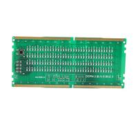 Tester di memoria per computer DDR4 con LED, scheda test per slot di memoria della scheda madre PC, compatibile in entrambe le direzioni con schede madri e, strumento
