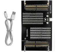 Tester di memoria per computer portatile DDR4 e DDR5 per moduli RAM, strumento diagnostico alimentato tramite USB per rilevamento di guasti PCB, danni ai resistori e test di cortocircuito aperto
