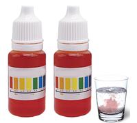 Tester Di PH Per L'acqua, 2 Pacchetti Di G-occe Di Test d-ell'indicatore Di Ph, Kit Di Test d-ell'acqua Accurati, Misuratore Di Misura Del Fluido Equilibratore Per Serbatoio D'acqua D-olce Acquario